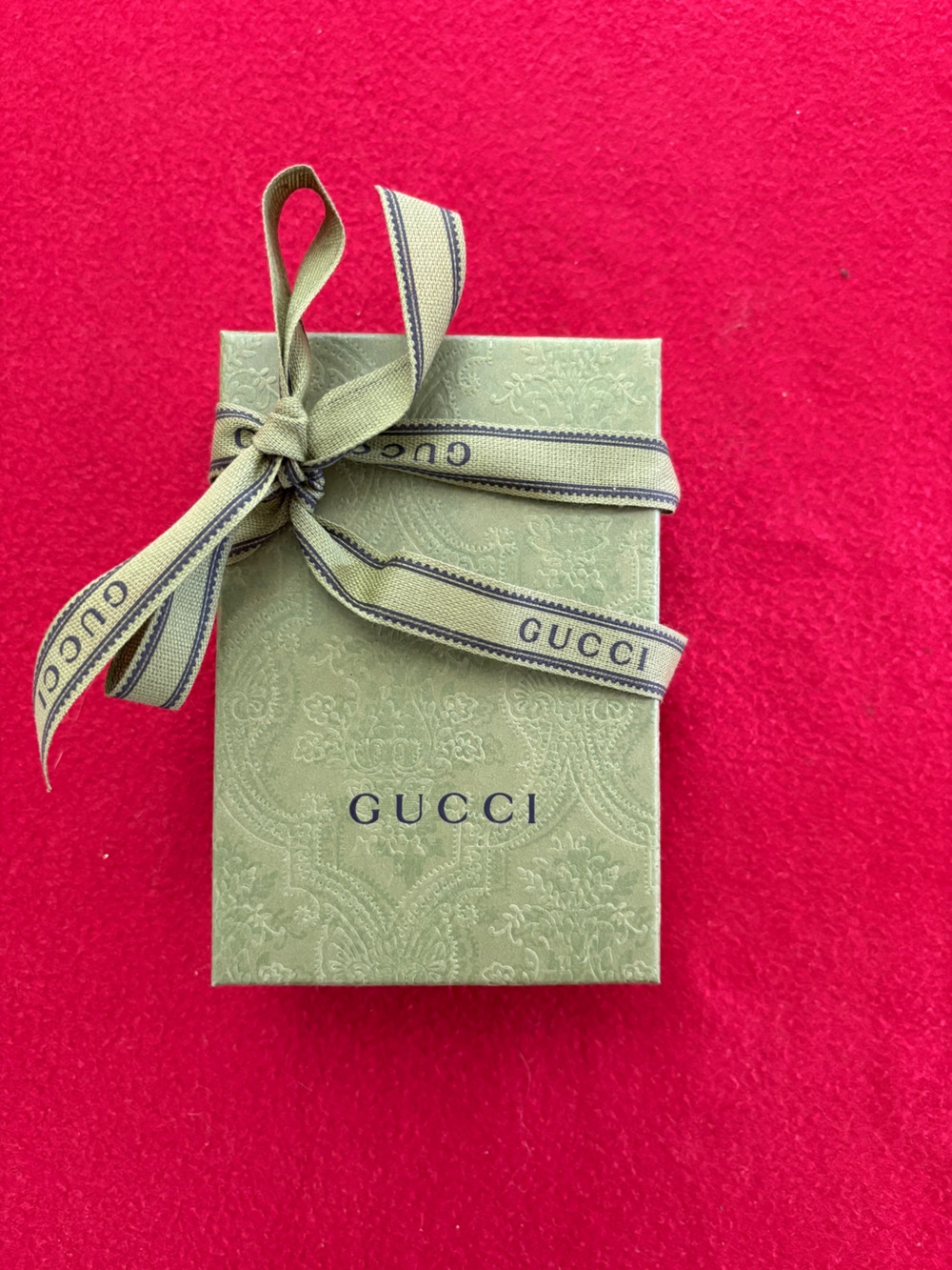 Gucci Black Pebbled Leather Small Bi-Fold Wallet with Gold Double G - Picture 14 of 14